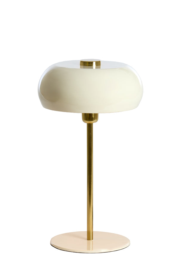 Light & Living Lighting Table lamp 26x47 cm SURIN shiny cream+gold House of Isabella UK