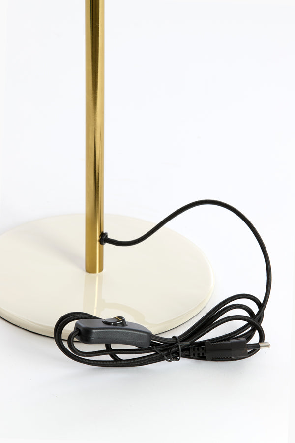 Light & Living Lighting Table lamp 26x47 cm SURIN shiny cream+gold House of Isabella UK