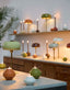 Light & Living Lighting Table lamp 26x47 cm SURIN shiny olive green+gold House of Isabella UK