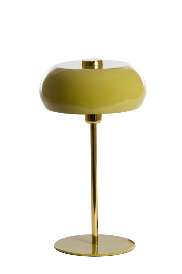 Light & Living Lighting Table lamp 26x47 cm SURIN shiny olive green+gold House of Isabella UK