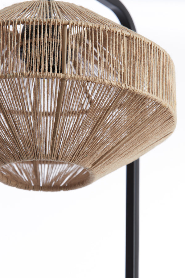 Light & Living Lighting Table lamp 26x60 cm LYRA natural+matt black House of Isabella UK