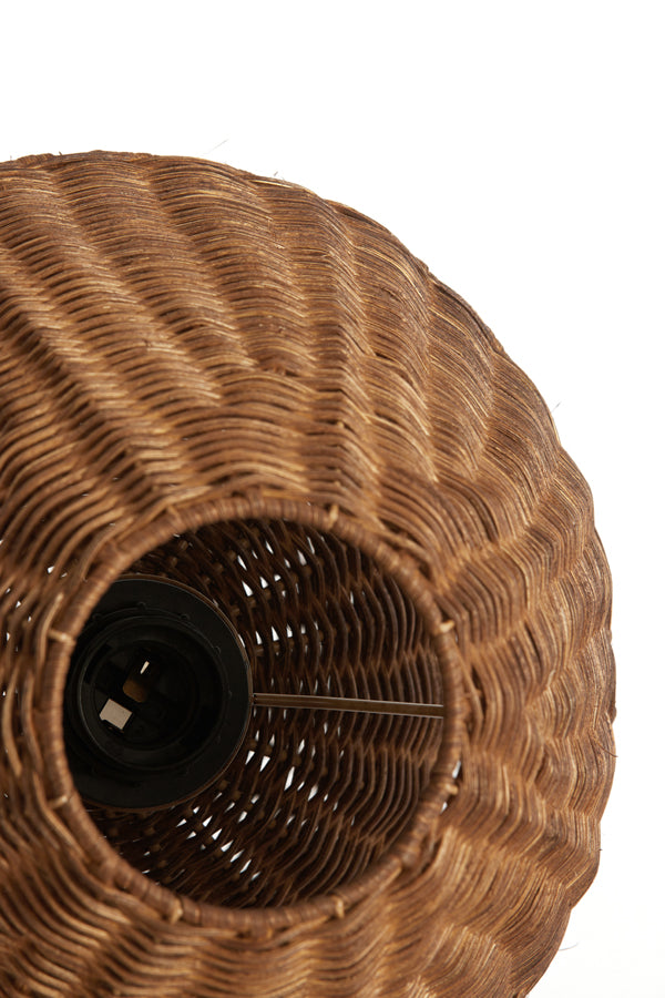 Light & Living Lighting Table lamp 27,5x35 cm MAVON rattan dark brown House of Isabella UK