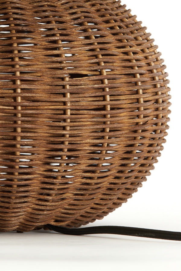 Light & Living Lighting Table lamp 27,5x35 cm MAVON rattan dark brown House of Isabella UK