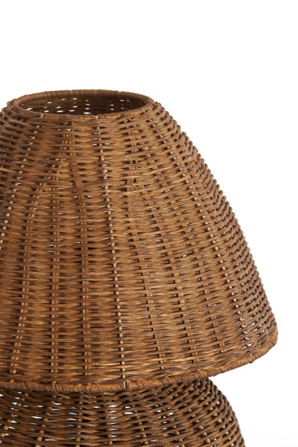 Light & Living Lighting Table lamp 27,5x35 cm MAVON rattan dark brown House of Isabella UK