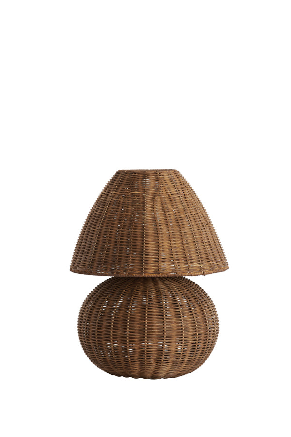 Light & Living Lighting Table lamp 27,5x35 cm MAVON rattan dark brown House of Isabella UK