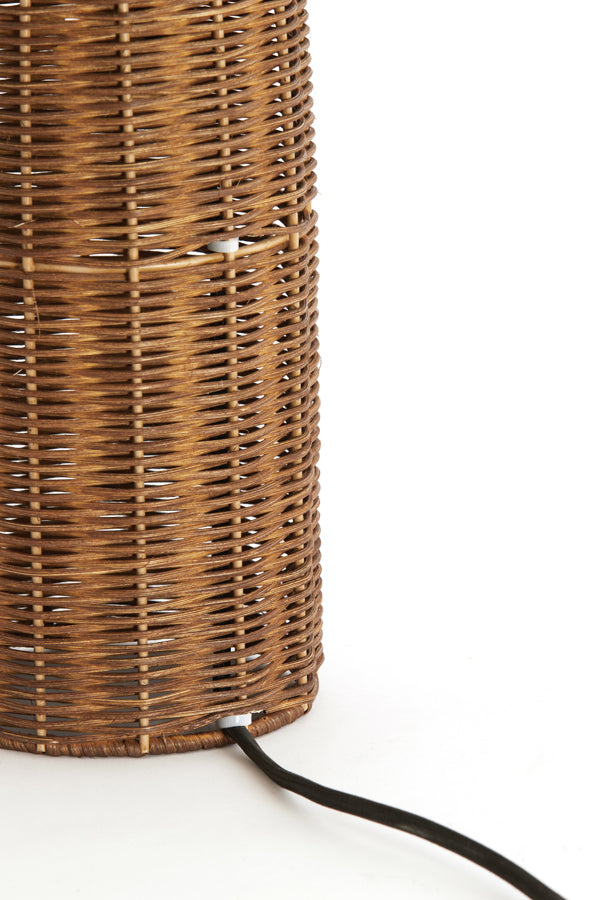 Light & Living Lighting Table lamp 28,5x60 cm MANDOR rattan dark brown House of Isabella UK