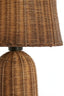 Light & Living Lighting Table lamp 28,5x60 cm MANDOR rattan dark brown House of Isabella UK