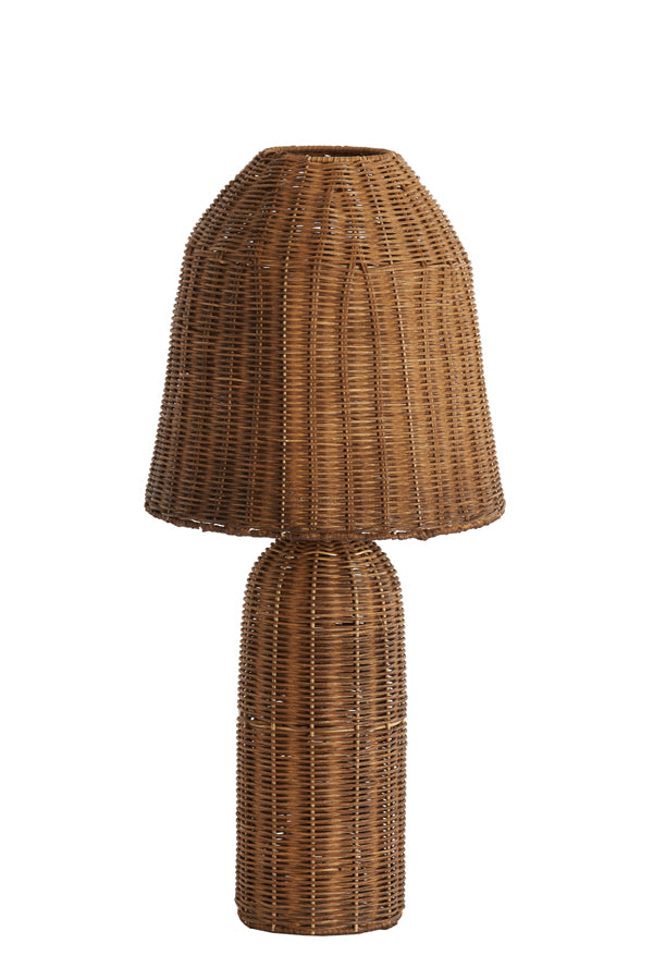 Light & Living Lighting Table lamp 28,5x60 cm MANDOR rattan dark brown House of Isabella UK