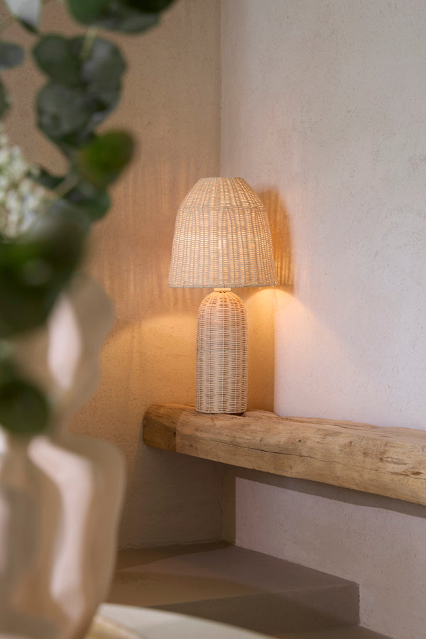 Light & Living Lighting Table lamp 28,5x60 cm MANDOR rattan natural House of Isabella UK