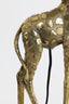 Light & Living Lighting Table lamp 28x20x68 cm GIRAFFE antique bronze+velvet black House of Isabella UK
