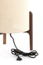 Light & Living Lighting Table lamp 28x44 cm LITTO dark brown+linen natural House of Isabella UK