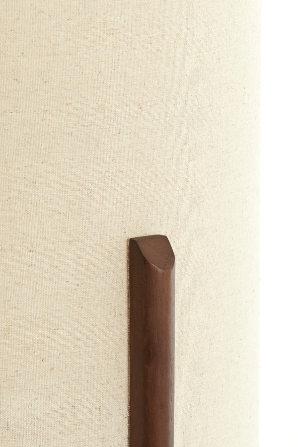 Light & Living Lighting Table lamp 28x44 cm LITTO dark brown+linen natural House of Isabella UK