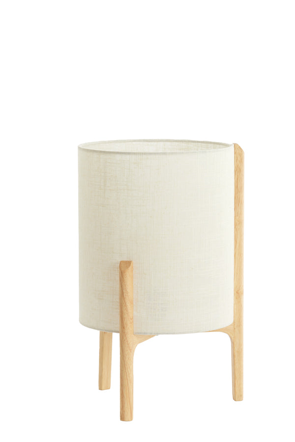 Light & Living Lighting Table lamp 28x44 cm LITTO natural+linen white House of Isabella UK