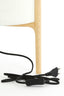 Light & Living Lighting Table lamp 28x44 cm LITTO natural+linen white House of Isabella UK