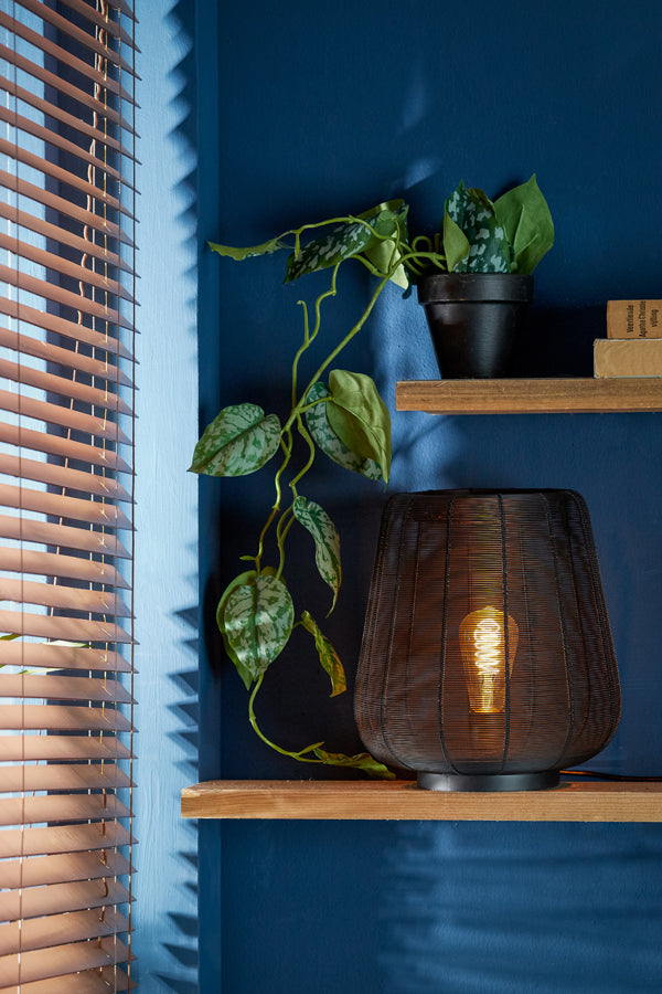 Light & Living Lighting Table lamp 29x31,5 cm ADETA matt black House of Isabella UK
