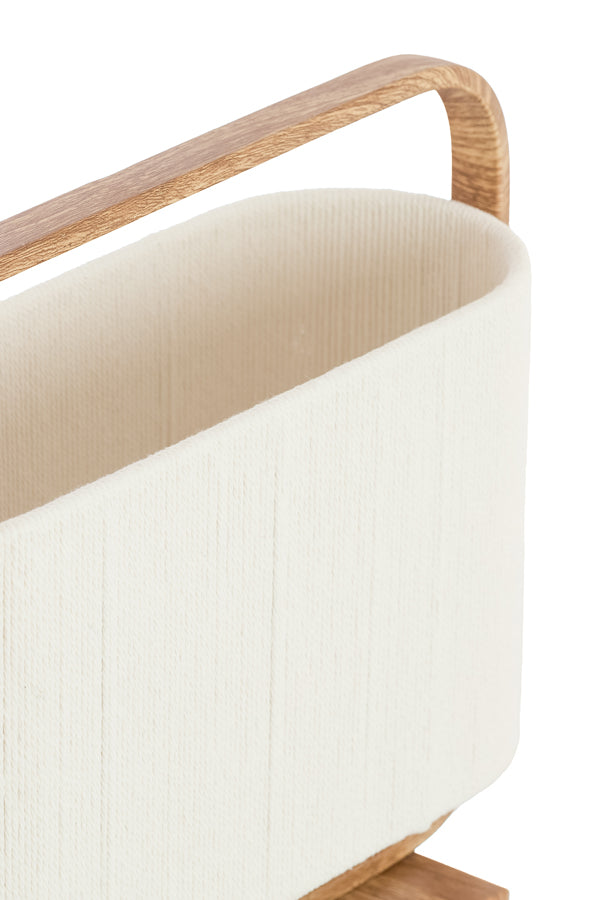 Light & Living Lighting Table lamp 2L 45x15x37,5 cm LECCE wood print natr+rope cream House of Isabella UK