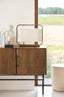 Light & Living Lighting Table lamp 2L 45x15x37,5 cm LECCE wood prnt d brn+rope cream House of Isabella UK