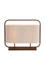 Light & Living Lighting Table lamp 2L 45x15x37,5 cm LECCE wood prnt d brn+rope cream House of Isabella UK