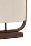 Light & Living Lighting Table lamp 2L 45x15x37,5 cm LECCE wood prnt d brn+rope cream House of Isabella UK
