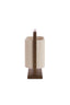Light & Living Lighting Table lamp 2L 45x15x37,5 cm LECCE wood prnt d brn+rope cream House of Isabella UK