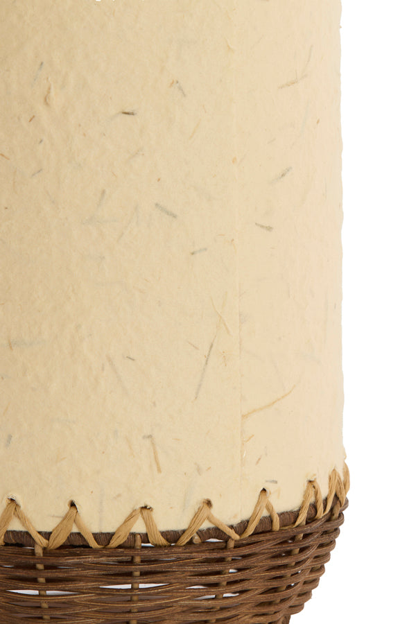 Light & Living Lighting Table lamp 30,5x46 cm TIO paper beige+rattan dark brown House of Isabella UK