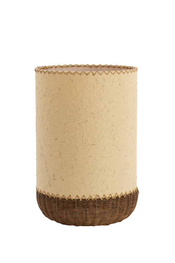 Light & Living Lighting Table lamp 30,5x46 cm TIO paper beige+rattan dark brown House of Isabella UK