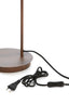 Light & Living Lighting Table lamp 30x20x61 cm BAYLIE wood print d brown+brown glass House of Isabella UK