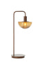 Light & Living Lighting Table lamp 30x20x61 cm BAYLIE wood print d brown+brown glass House of Isabella UK