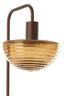 Light & Living Lighting Table lamp 30x20x61 cm BAYLIE wood print d brown+brown glass House of Isabella UK