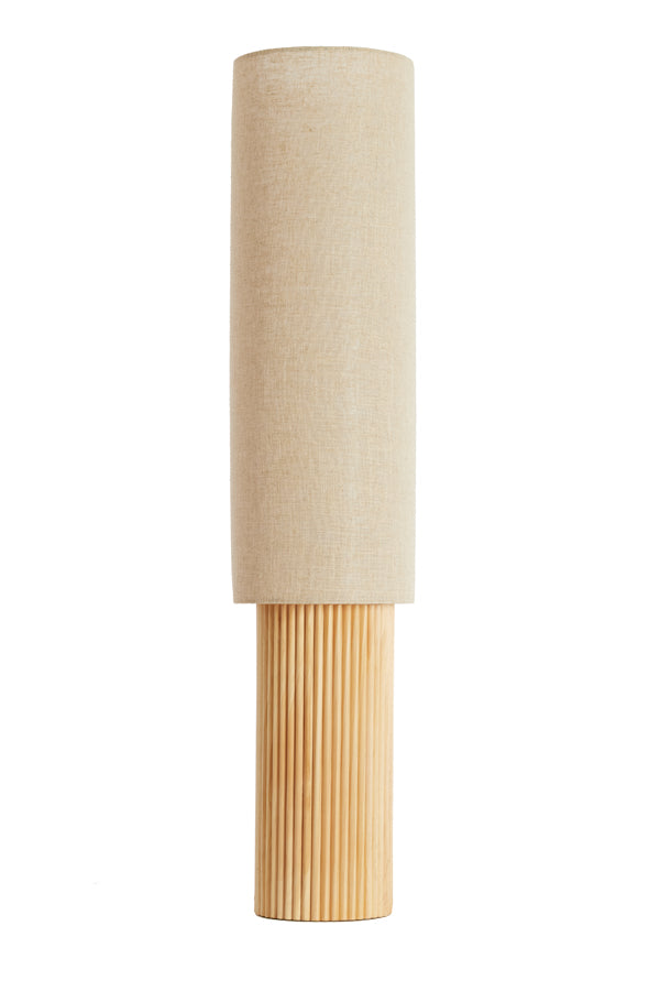 Light & Living Lighting Table lamp 30x20x94 cm LASLO wood natural+linen natural House of Isabella UK