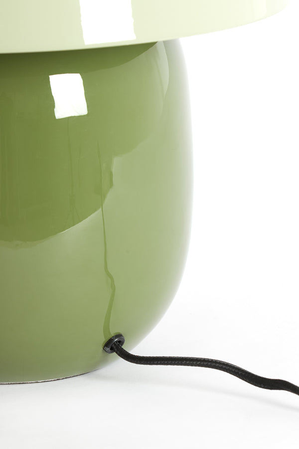 Light & Living Lighting Table lamp 30x34 cm MIMOSA olive green+light green House of Isabella UK
