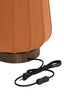 Light & Living Lighting Table lamp 30x41,5 cm BIBIA wood print dark brown+terra House of Isabella UK