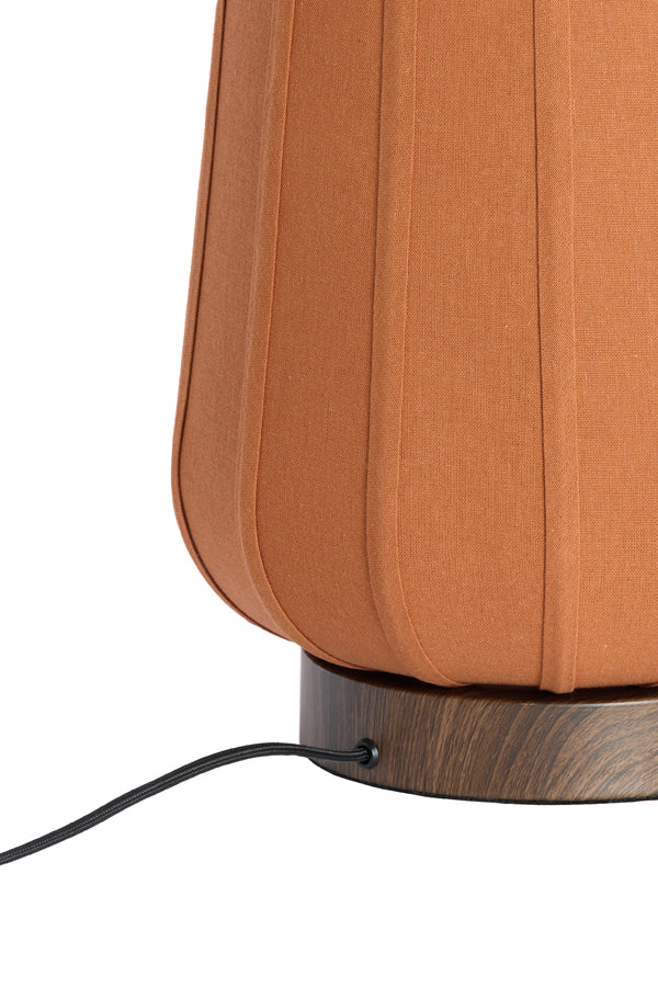 Light & Living Lighting Table lamp 30x41,5 cm BIBIA wood print dark brown+terra House of Isabella UK
