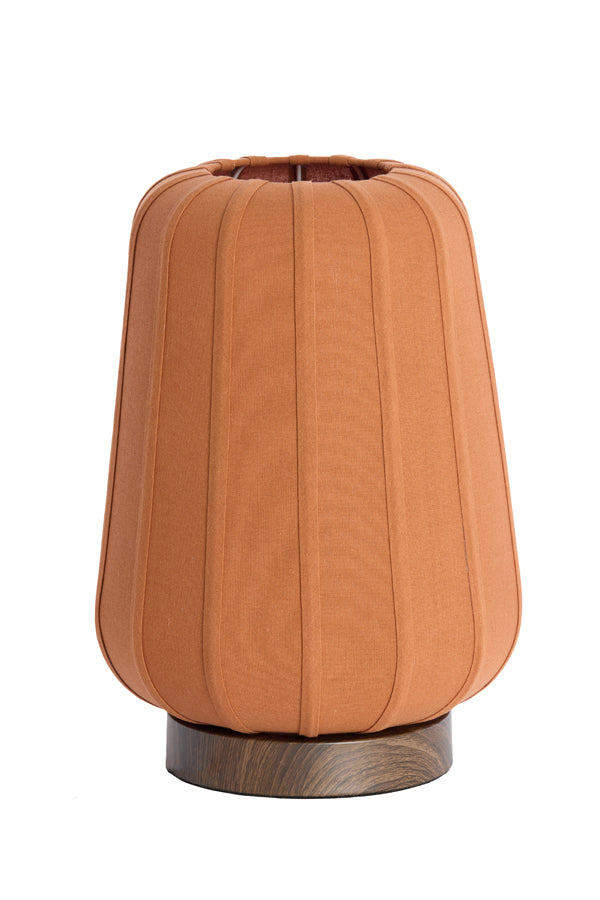 Light & Living Lighting Table lamp 30x41,5 cm BIBIA wood print dark brown+terra House of Isabella UK