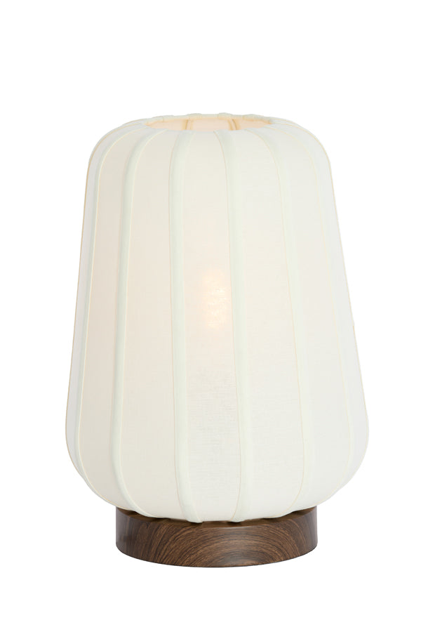 Light & Living Lighting Table lamp 30x41,5 cm BIBIA wood print dark brown+white House of Isabella UK