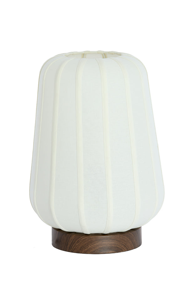 Light & Living Lighting Table lamp 30x41,5 cm BIBIA wood print dark brown+white House of Isabella UK