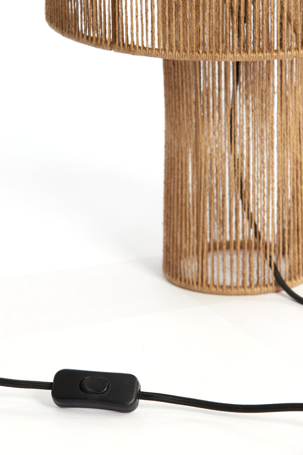 Light & Living Lighting Table lamp 30x43 cm LAVATERA jute natural House of Isabella UK