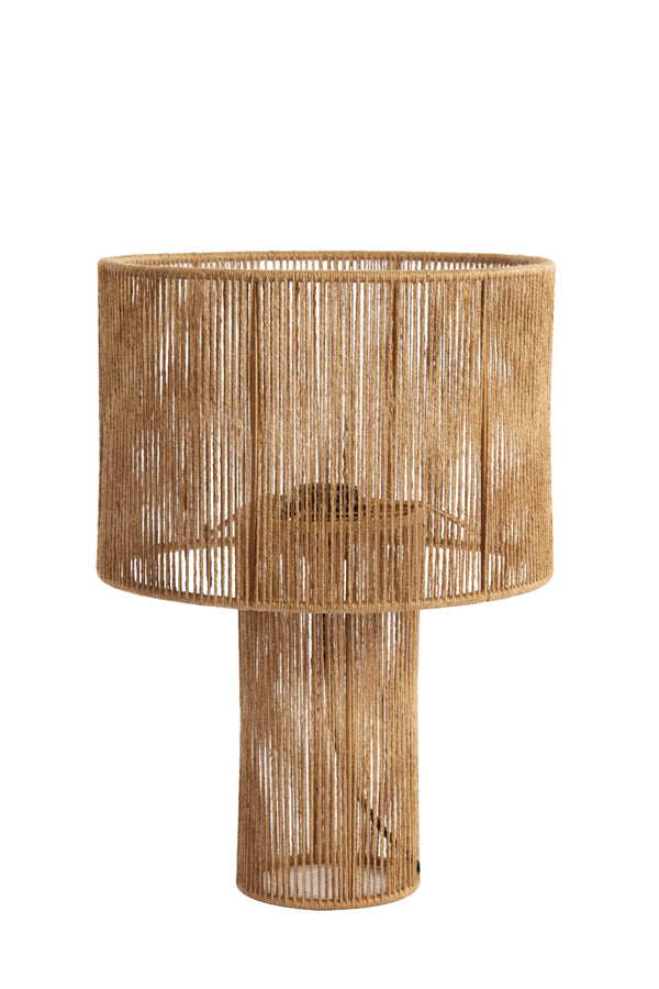 Light & Living Lighting Table lamp 30x43 cm LAVATERA jute natural House of Isabella UK