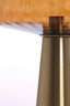Light & Living Lighting Table lamp 30x45 cm PLEAT glass brown+gold House of Isabella UK