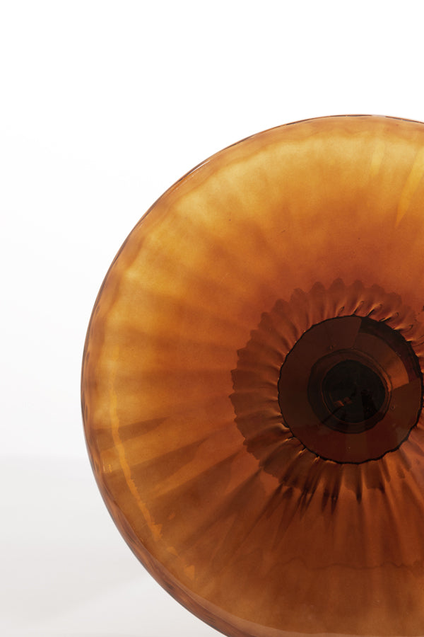 Light & Living Lighting Table lamp 30x45 cm PLEAT glass brown+gold House of Isabella UK
