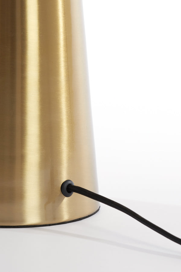 Light & Living Lighting Table lamp 30x45 cm PLEAT glass clear+gold House of Isabella UK