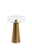 Light & Living Lighting Table lamp 30x45 cm PLEAT glass clear+gold House of Isabella UK