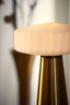 Light & Living Lighting Table lamp 30x45 cm PLEAT glass matt white+gold House of Isabella UK