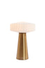 Light & Living Lighting Table lamp 30x45 cm PLEAT glass matt white+gold House of Isabella UK