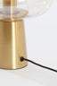 Light & Living Lighting Table lamp 30x46 cm MISTY glass amber+gold House of Isabella UK