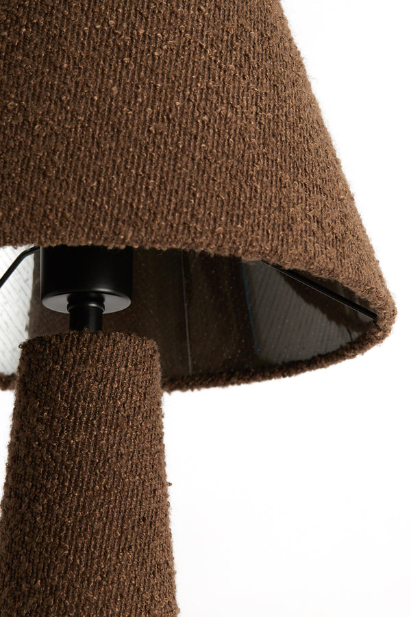 Light & Living Lighting Table lamp 30x61 cm DEVIA bouclé brown House of Isabella UK