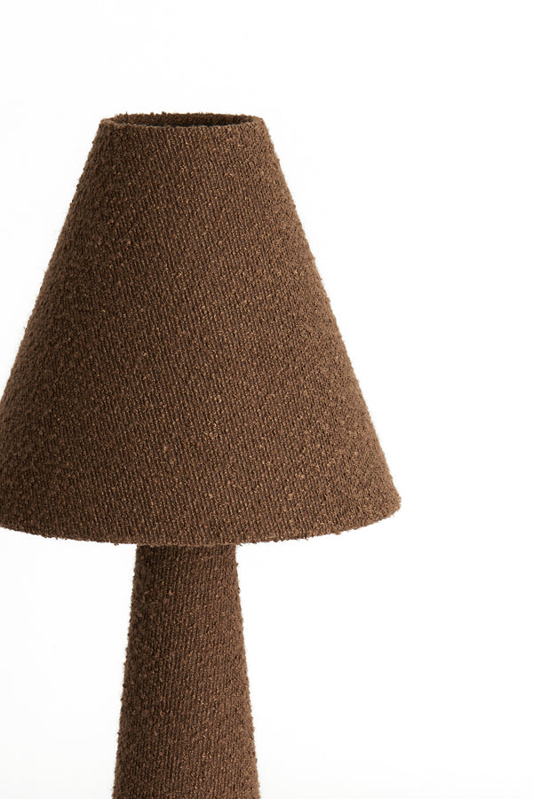 Light & Living Lighting Table lamp 30x61 cm DEVIA bouclé brown House of Isabella UK