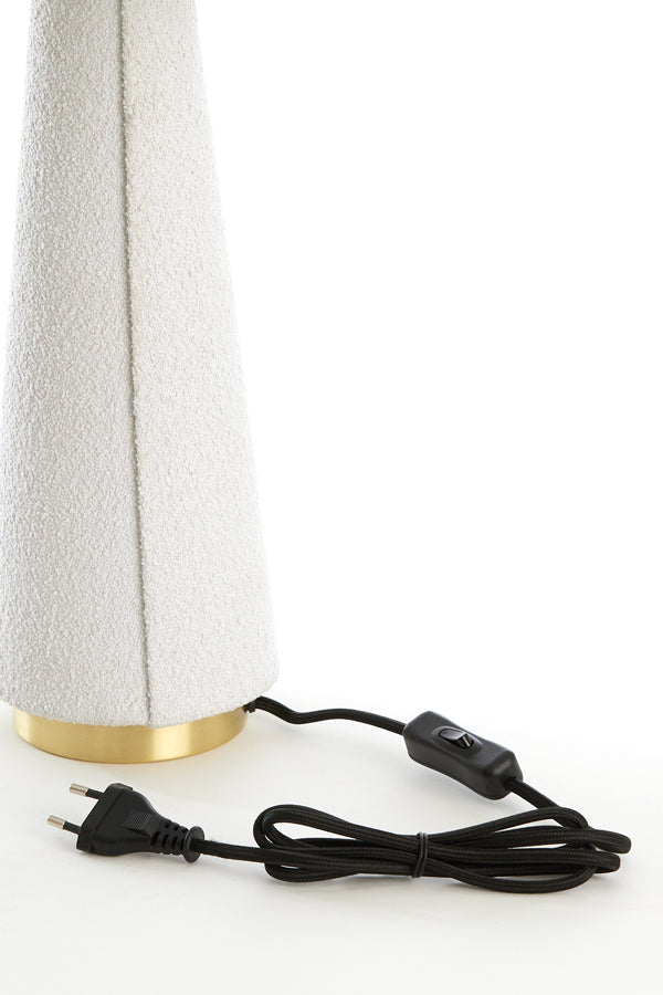 Light & Living Lighting Table lamp 30x61 cm DEVIA bouclé cream House of Isabella UK