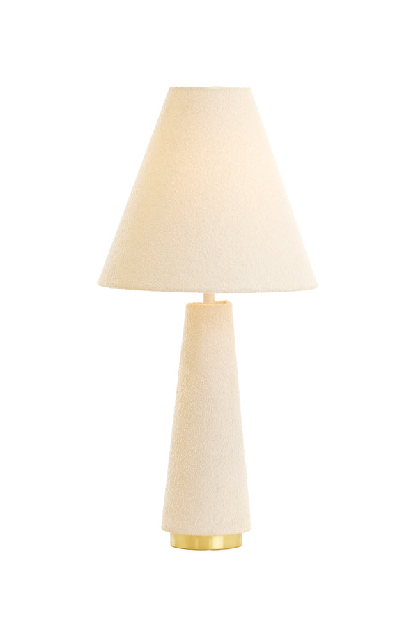 Light & Living Lighting Table lamp 30x61 cm DEVIA bouclé cream House of Isabella UK