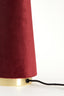 Light & Living Lighting Table lamp 30x61 cm DEVIA velvet burgundy House of Isabella UK
